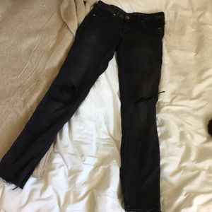 Black skinny jeans